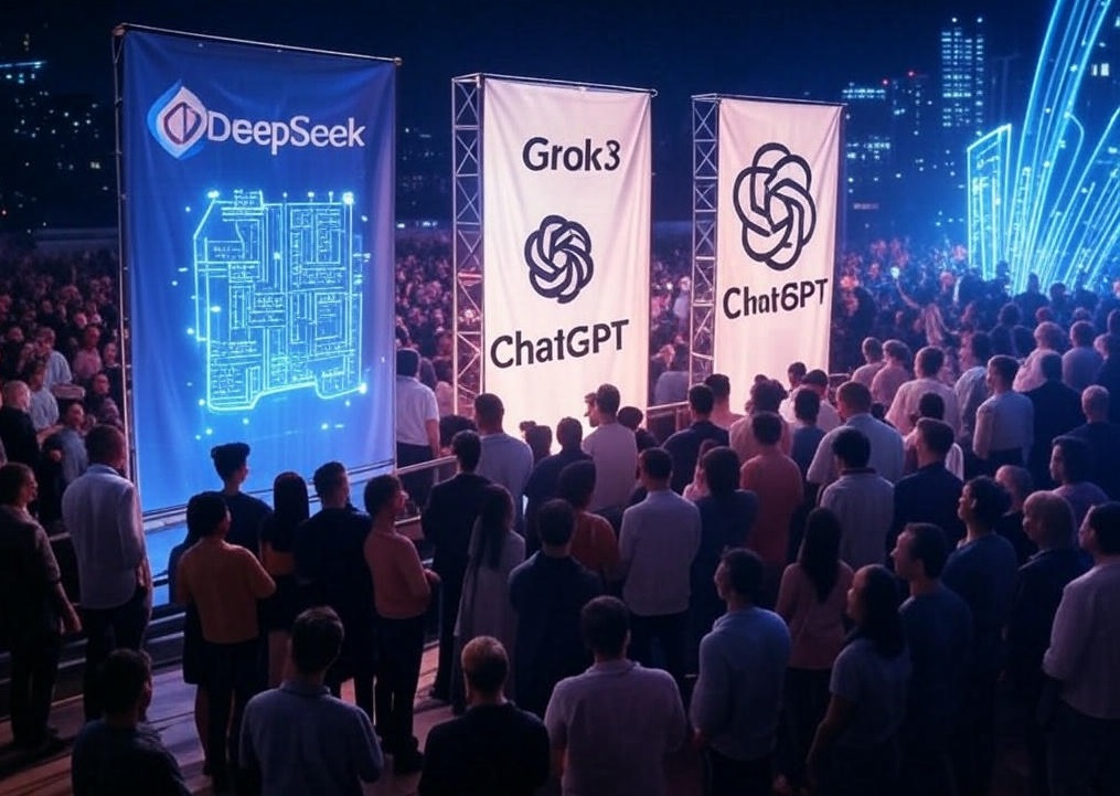 DeepSeek R1 vs. Grok 3 vs. ChatGPT